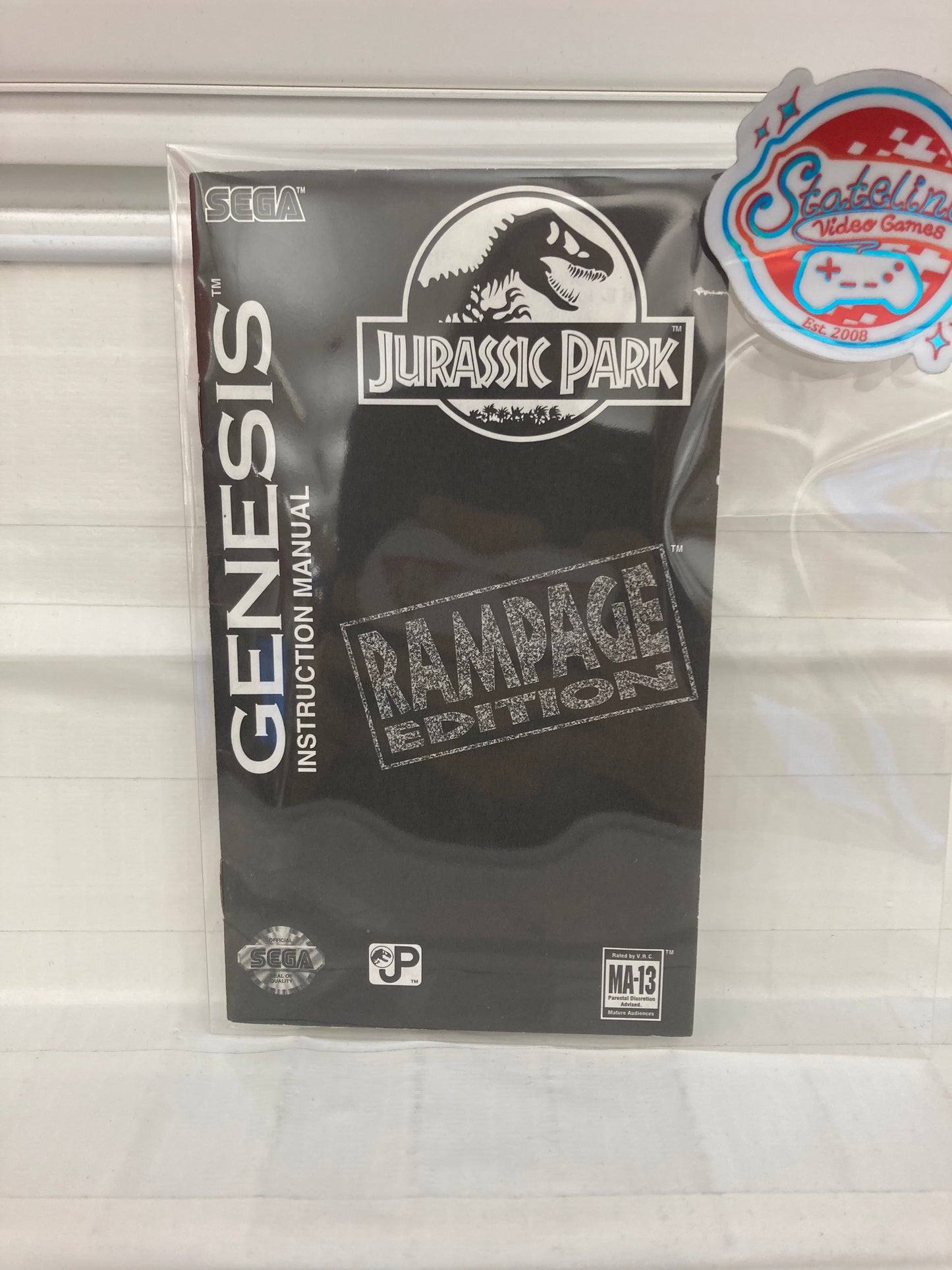 Jurassic Park Rampage Edition - Sega Genesis
