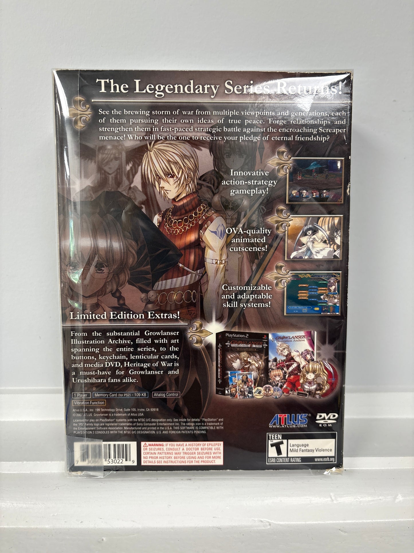 Growlanser Heritage of War [Limited Edition] - Playstation 2