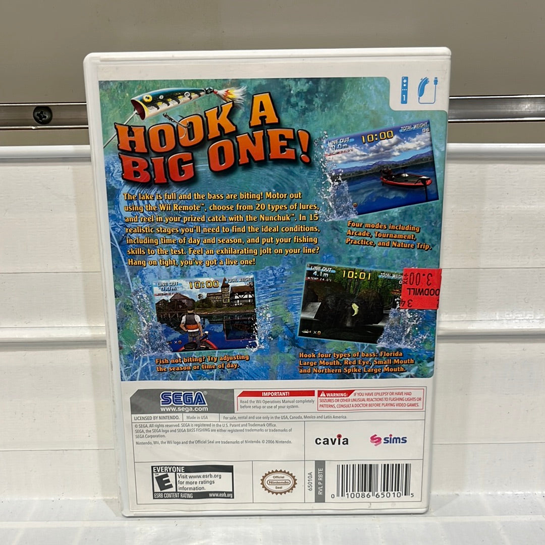 Sega Bass Fishing Wii Controls