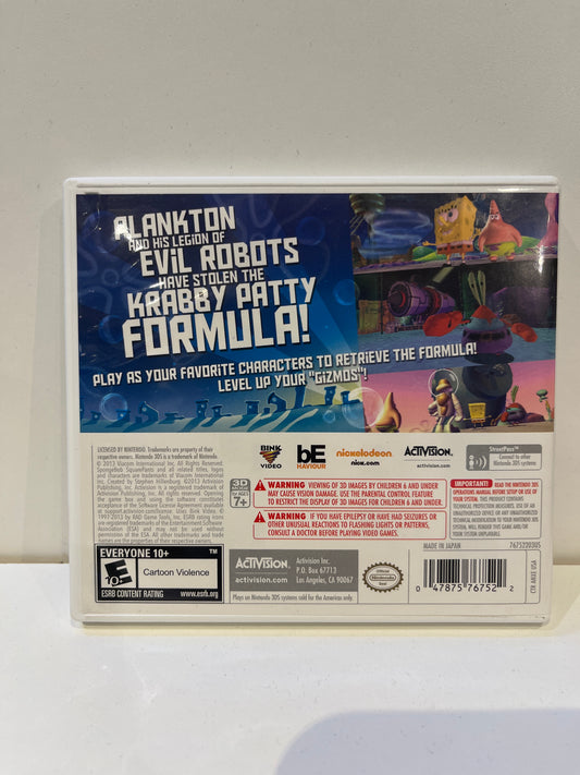 SpongeBob SquarePants: Plankton's Robotic Revenge - Nintendo 3DS