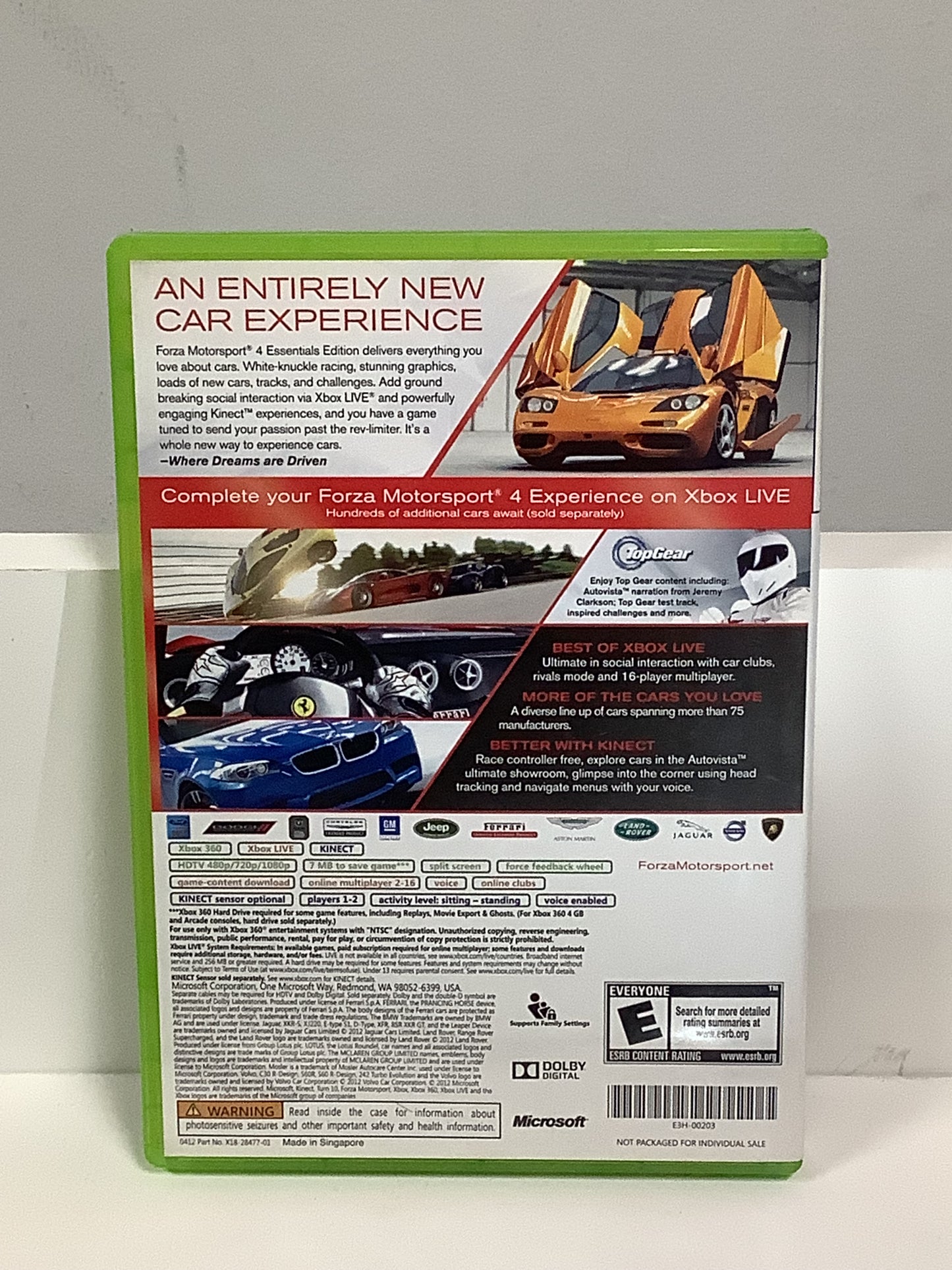 Forza Motorsport 4 Essentials Edition - Xbox 360