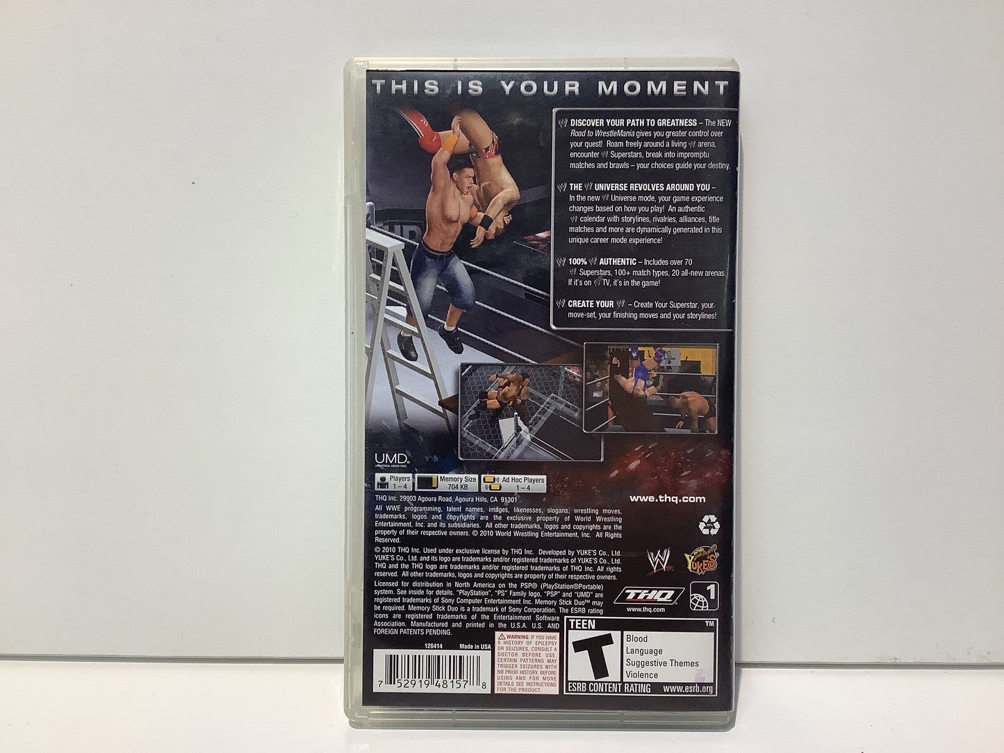 WWE SmackDown vs. Raw 2011 - PSP