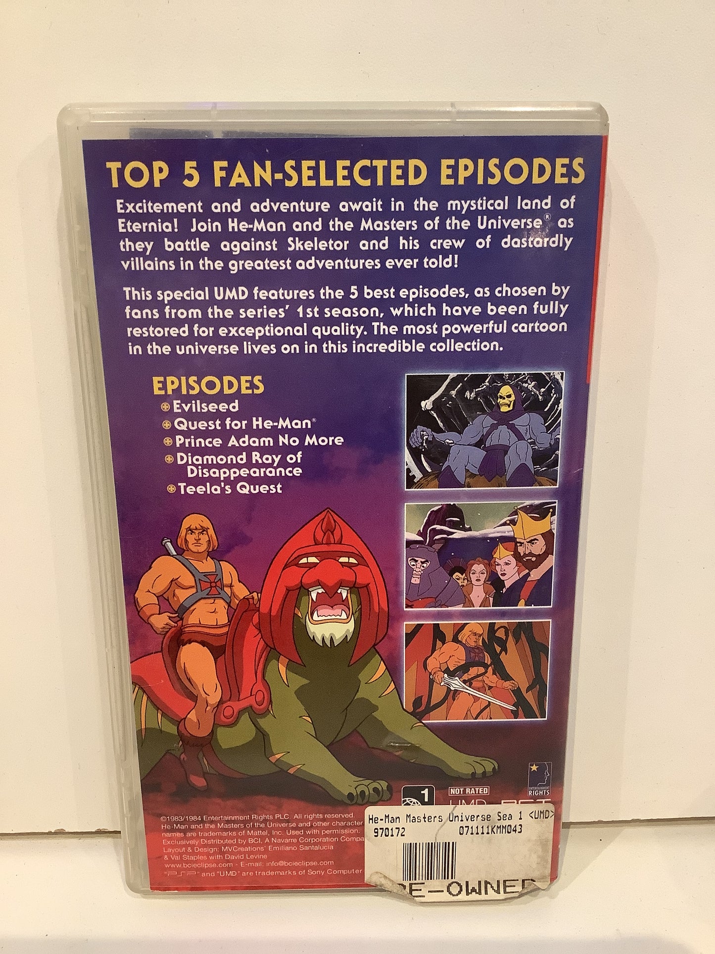 The Best of He-Man and the Masters of the Universe [UMD] - PSP