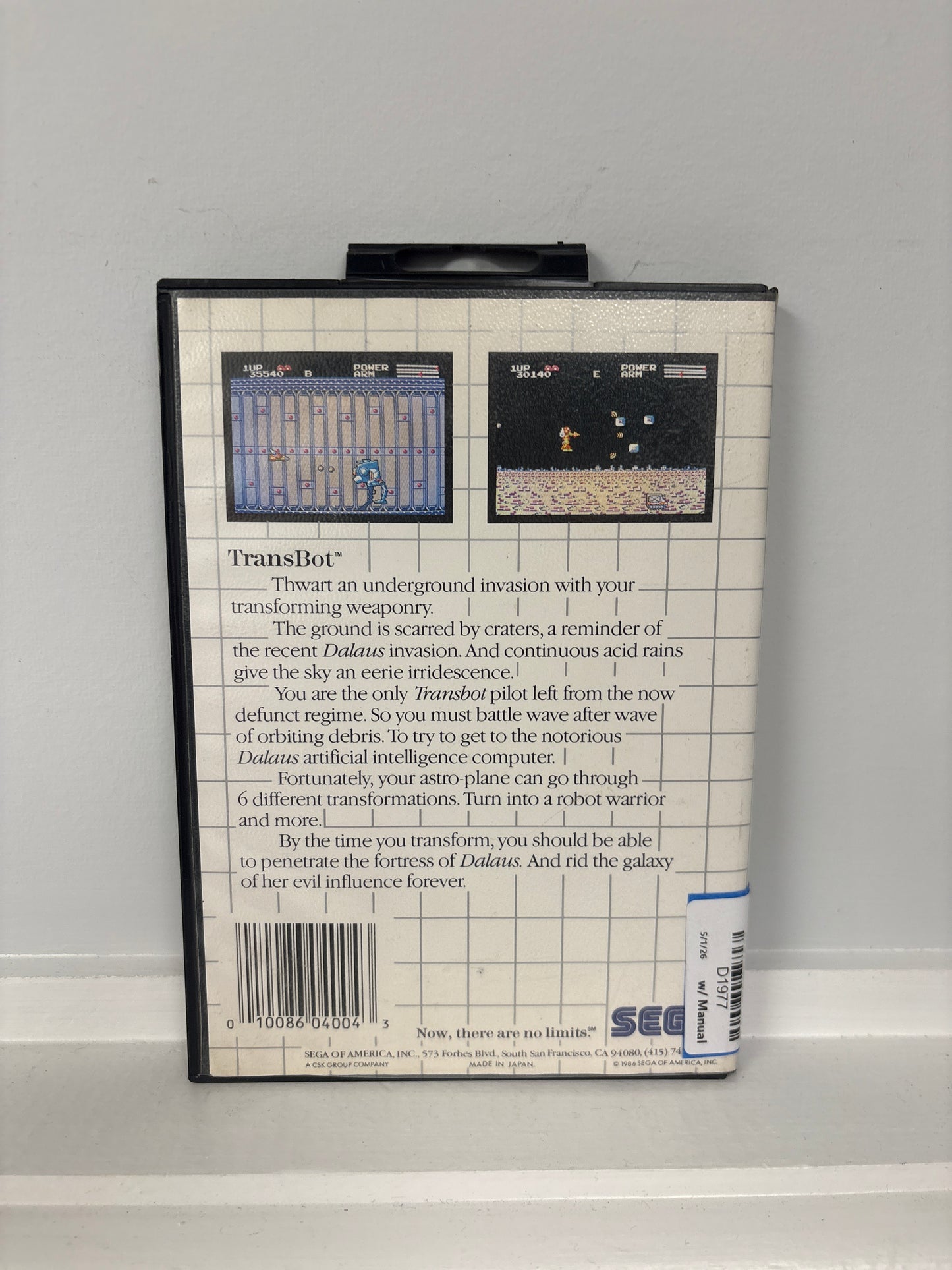 Transbot - Sega Master System