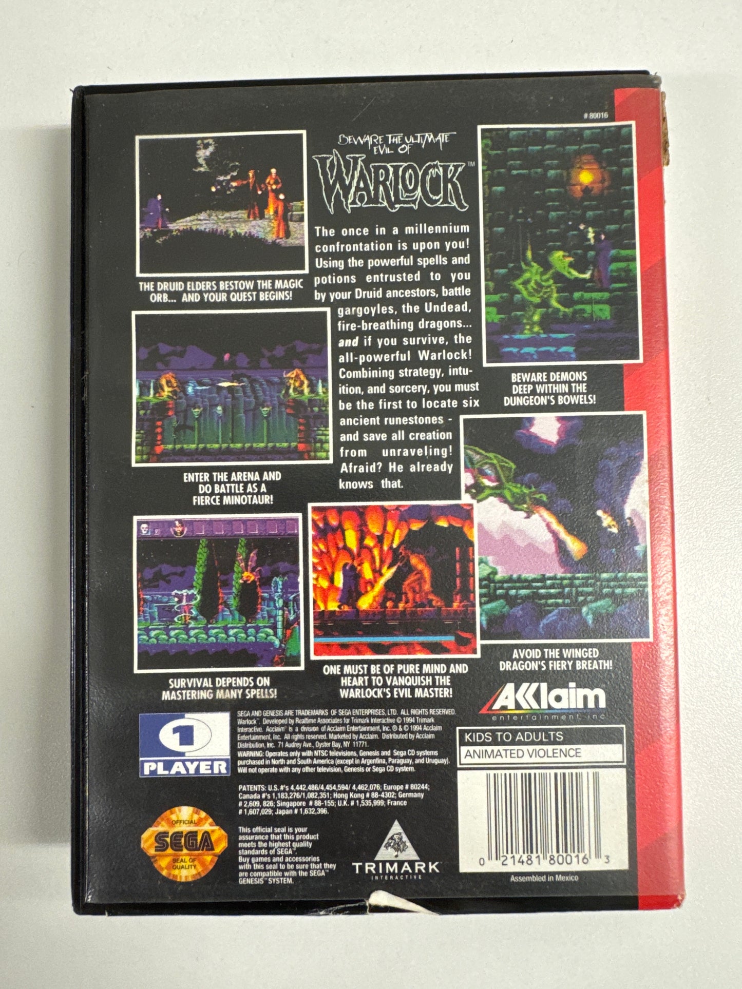 Warlock - Sega Genesis