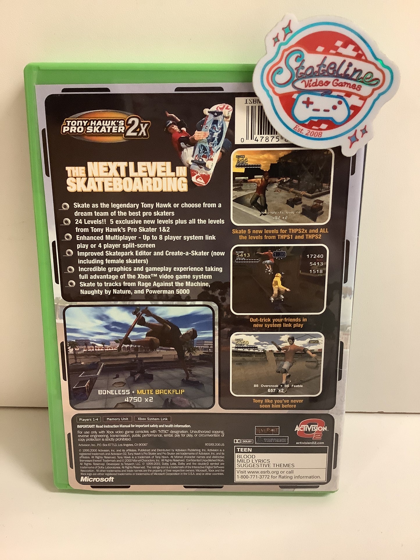 Tony Hawk 2x - Xbox