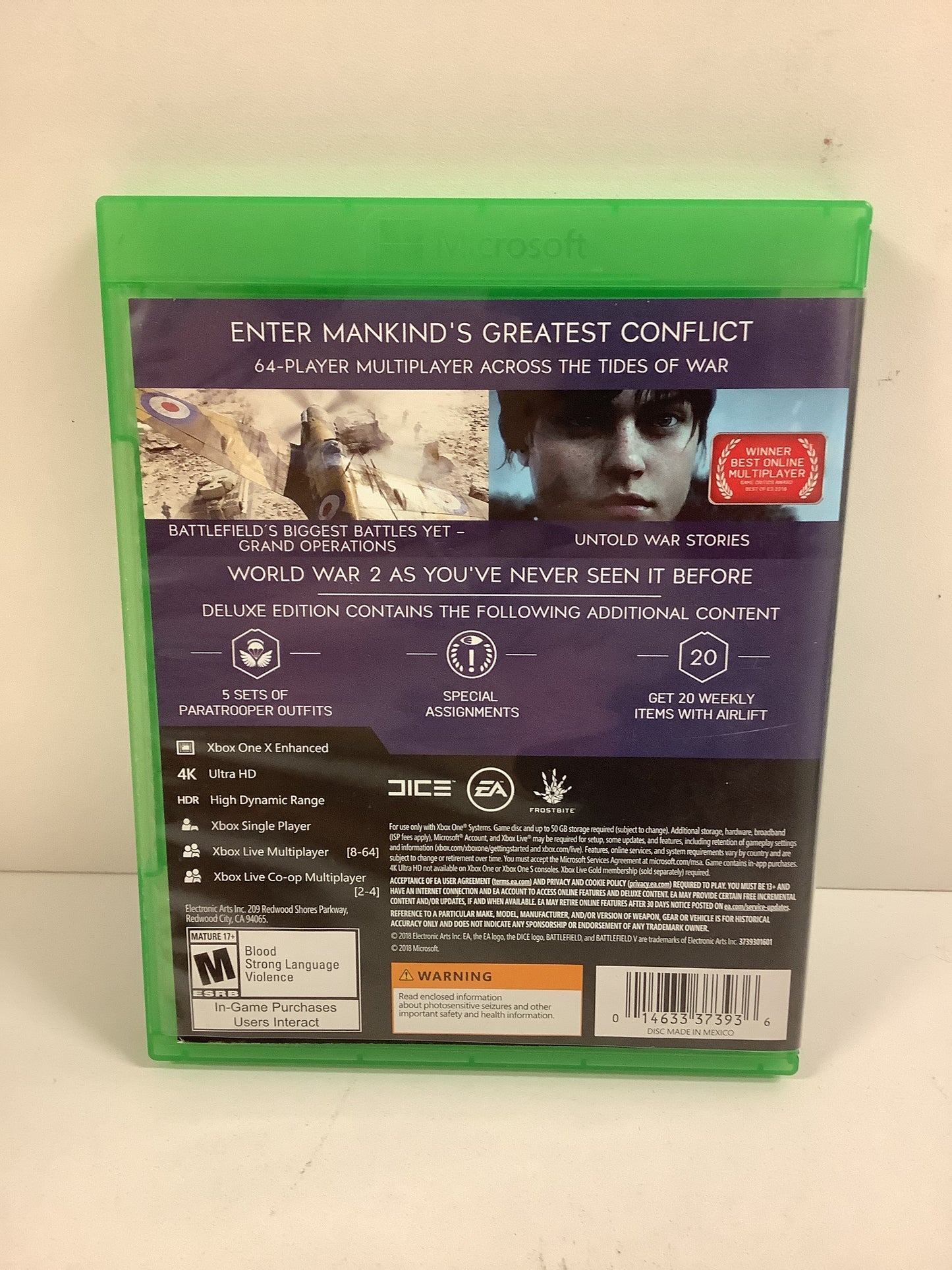 Battlefield V [Deluxe Edition] - Xbox One