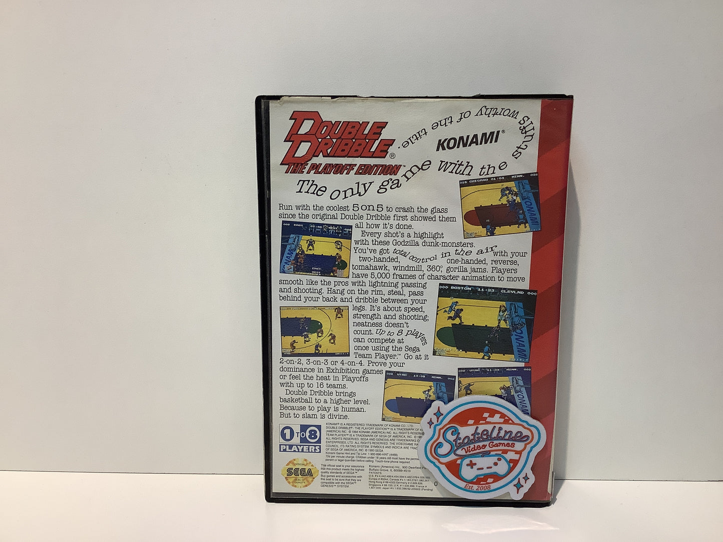 Double Dribble The Playoff Edition - Sega Genesis