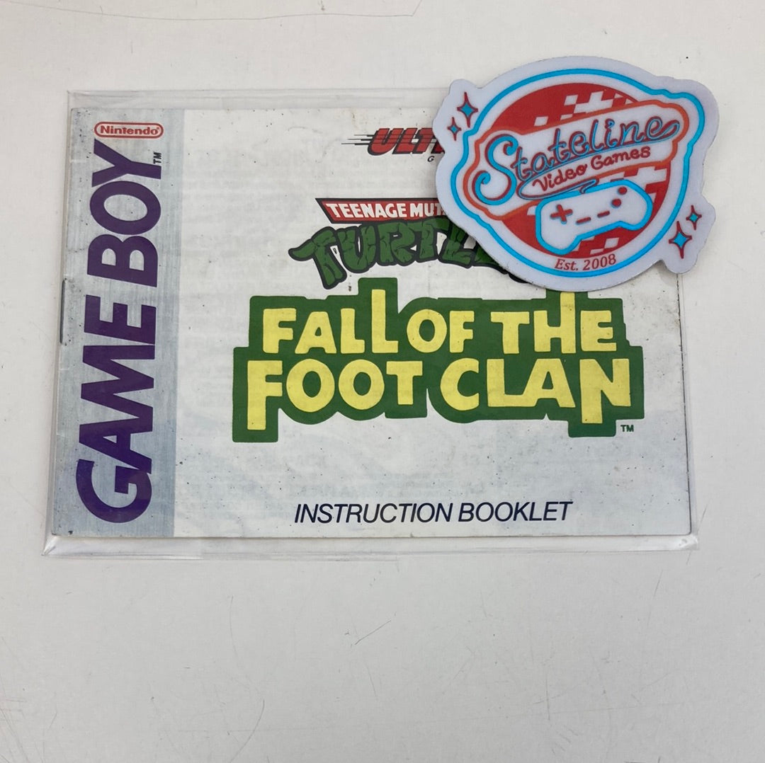 Teenage Mutant Ninja Turtles Fall of the Foot Clan - GameBoy