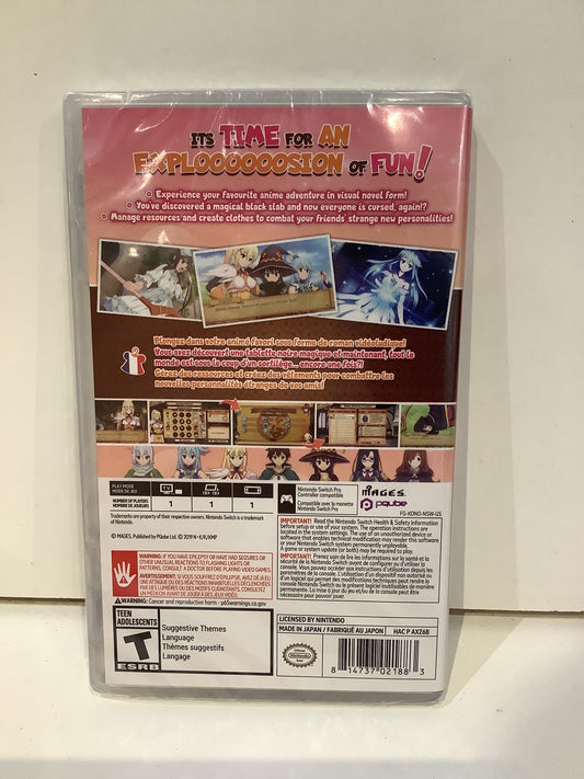 Konosuba: God's Blessing On This Wonderful World! Love For These Clothes Of Desire! - Nintendo Switch