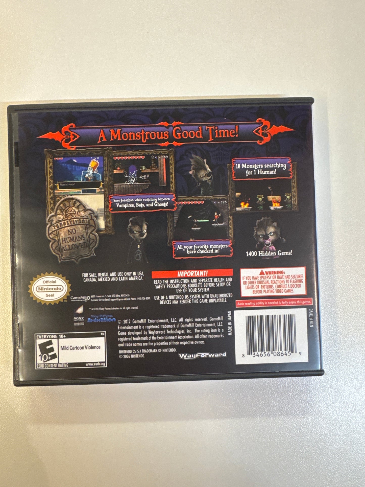Hotel Transylvania - Nintendo DS