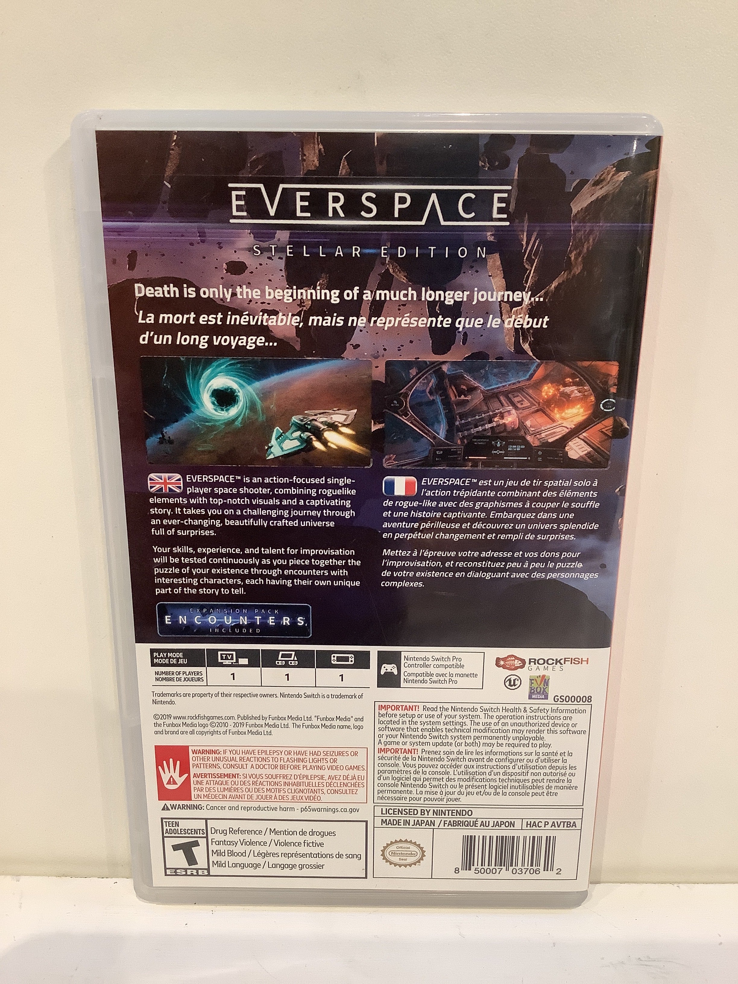 エバースペース Everspace Switch 新品未開封 Amazon.com: NINTENDO SWITCH EVERSPACE (Stellar Edition) - For