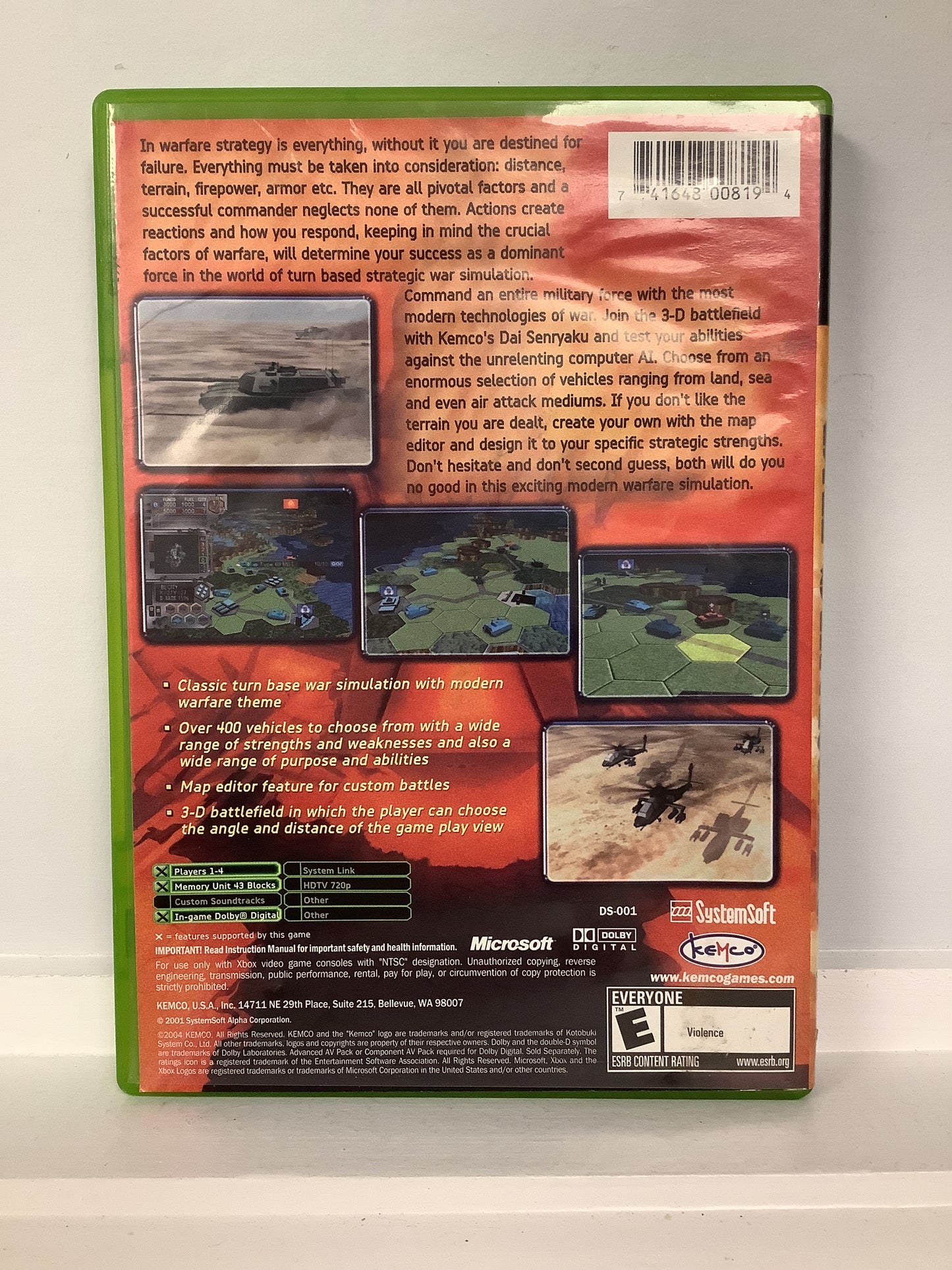Dai Senryaku VII Modern Military Tactics - Xbox