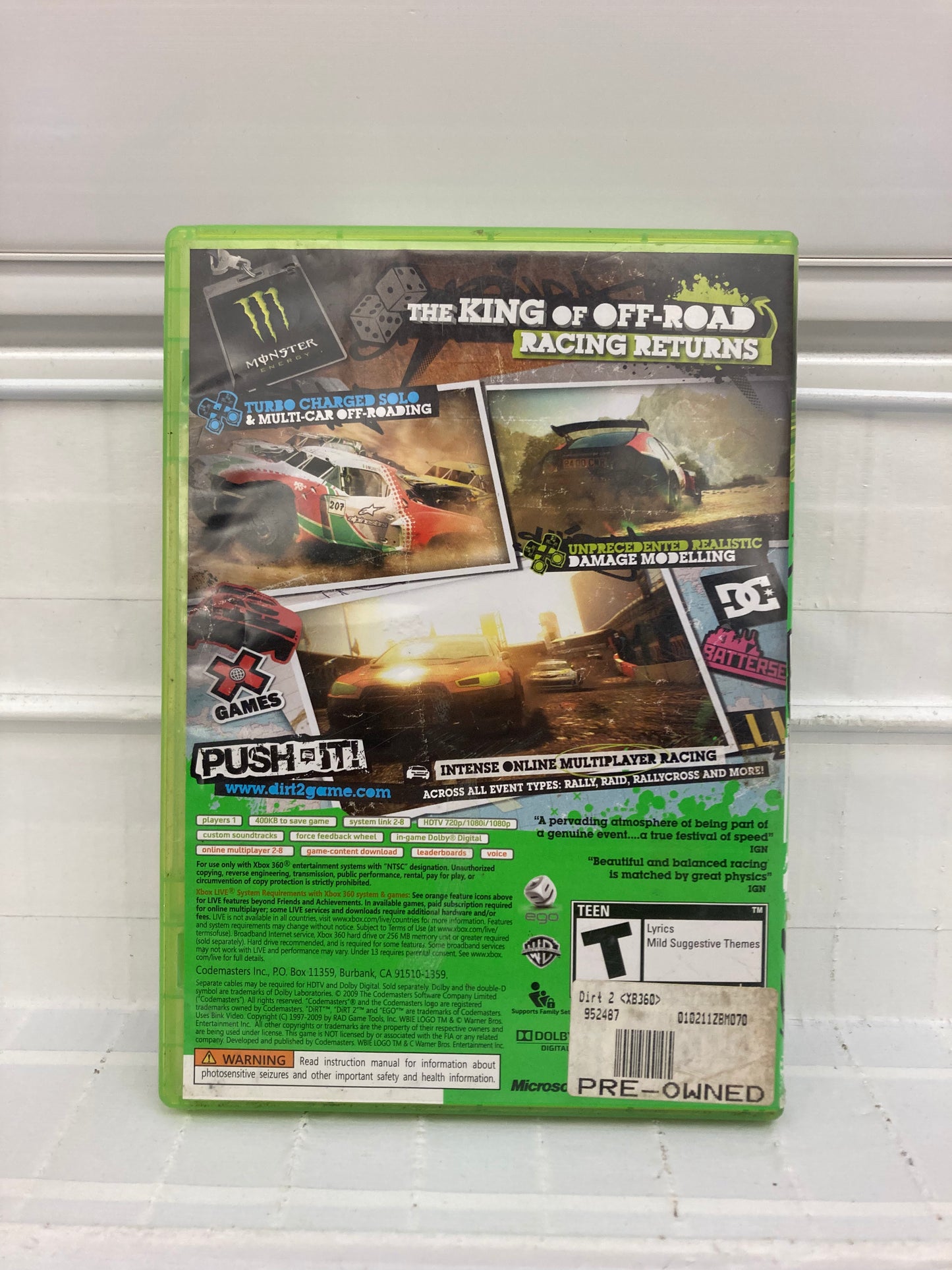 Dirt 2 - Xbox 360