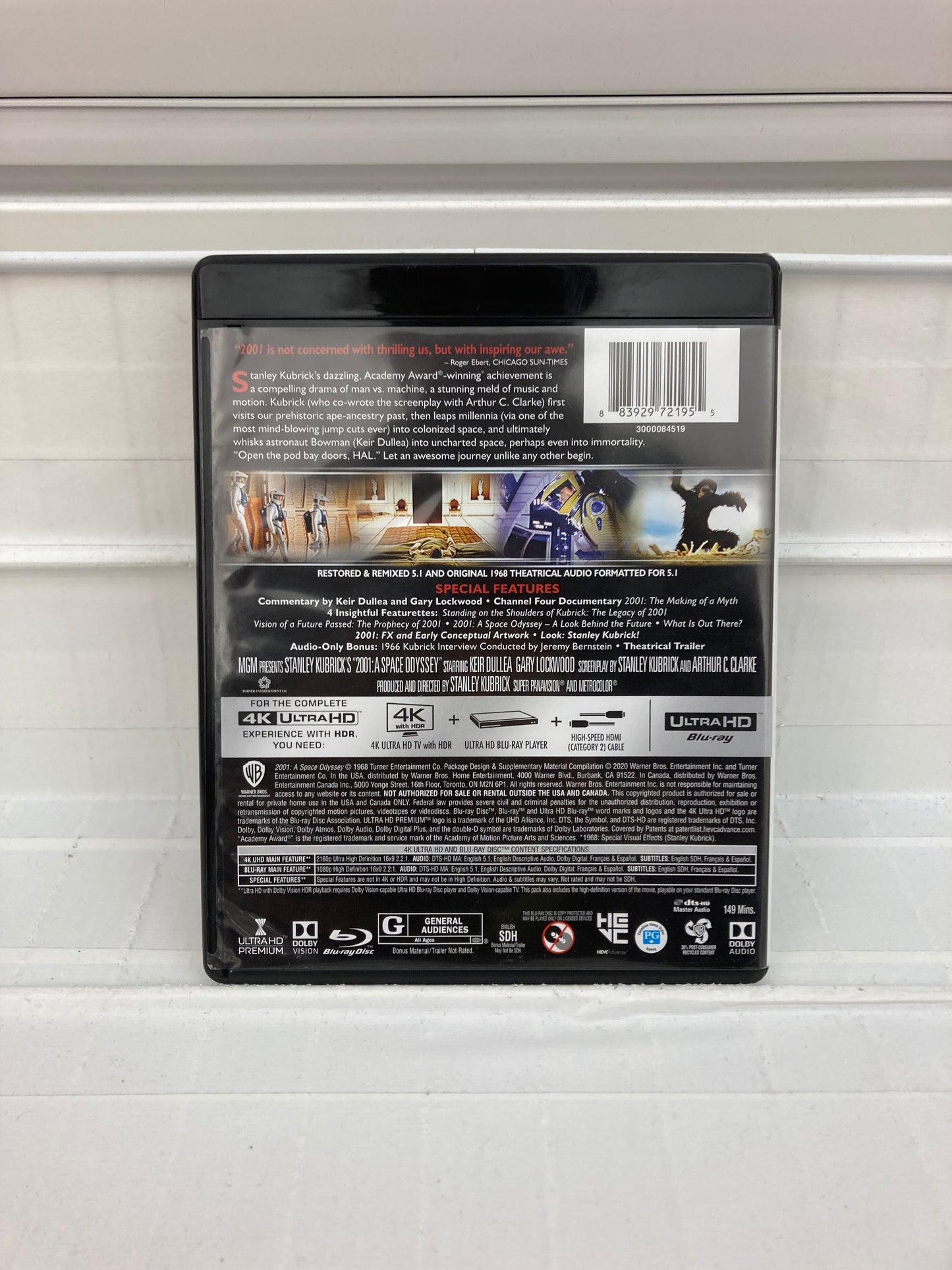2001: A Space Odyssey - 4K - Blu Ray