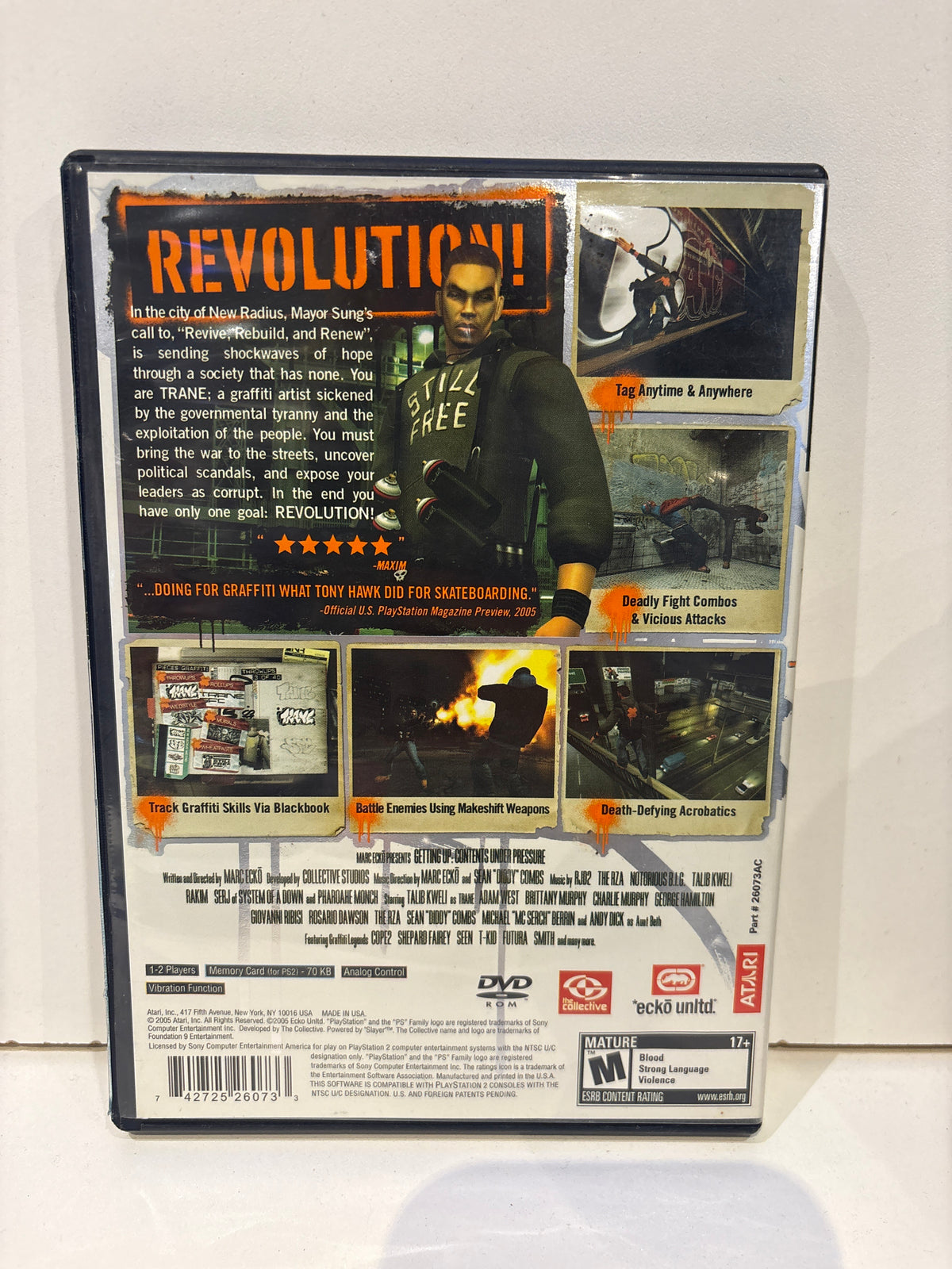 Marc Ecko's Getting Up Contents Under Pressure - Playstation 2