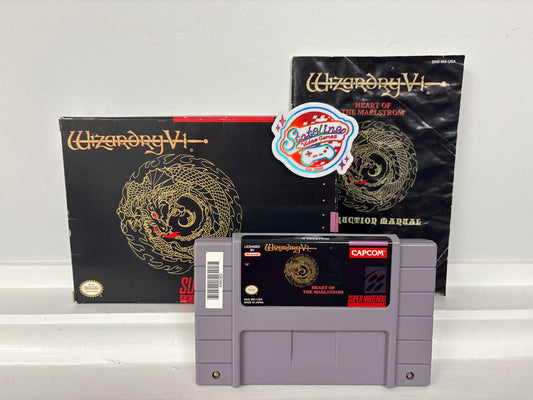 Wizardry V Heart of the Maelstrom - Super Nintendo
