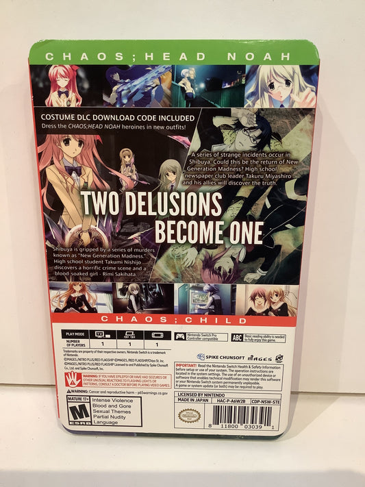 Chaos;Head Noah & Chaos;Head Child Double Pack [Steelbook Edition] - Nintendo Switch