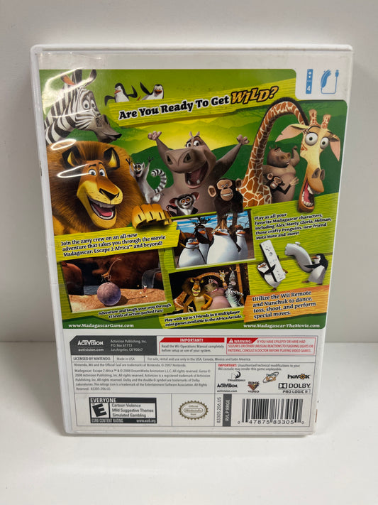 Madagascar Escape 2 Africa - Wii