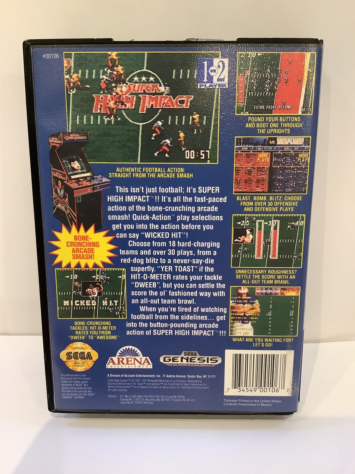 Super High Impact - Sega Genesis