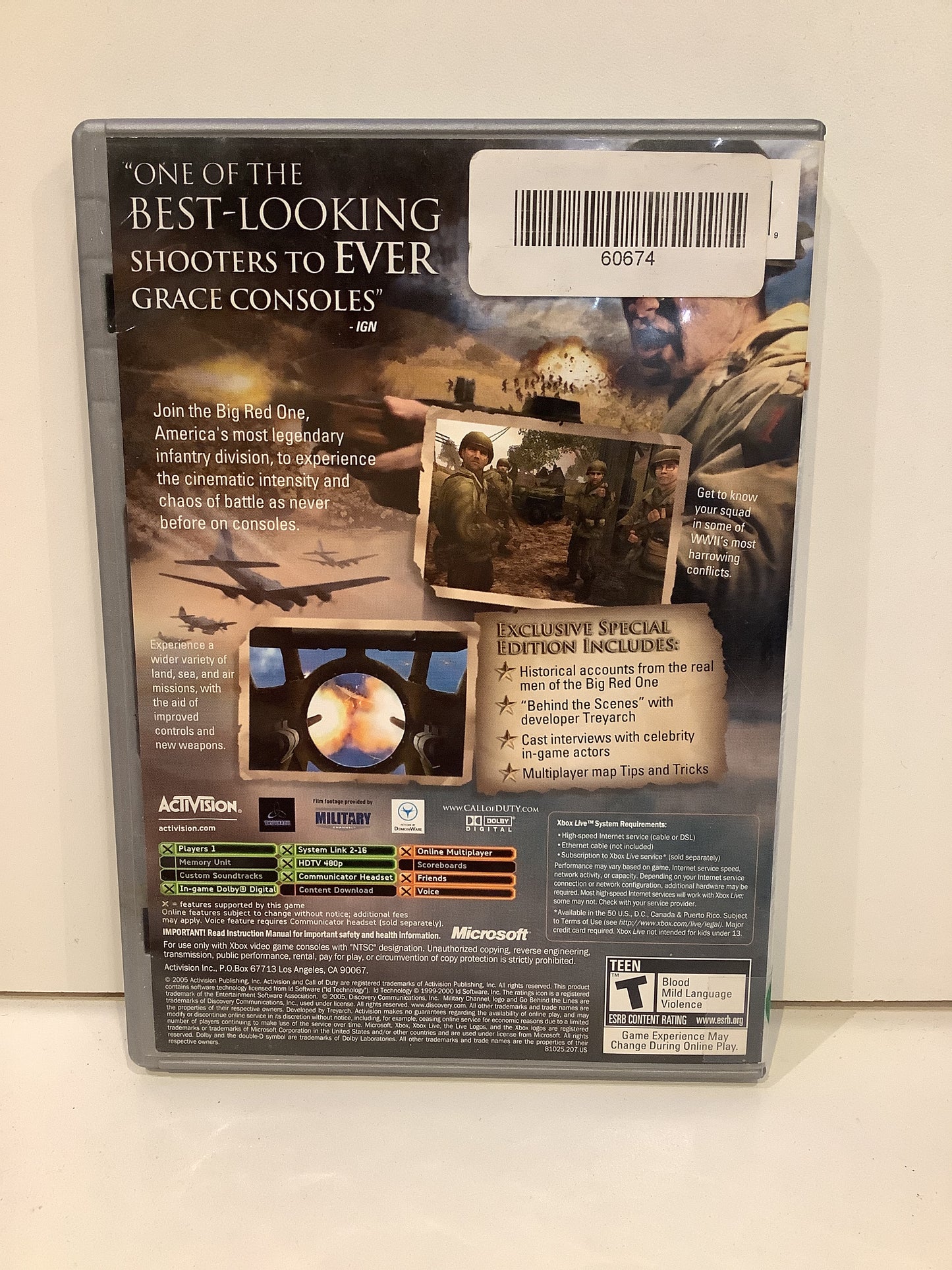 Call of Duty 2 Big Red One [Special Edition Platinum Hits] - Xbox