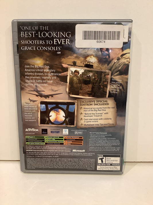 Call of Duty 2 Big Red One [Special Edition Platinum Hits] - Xbox