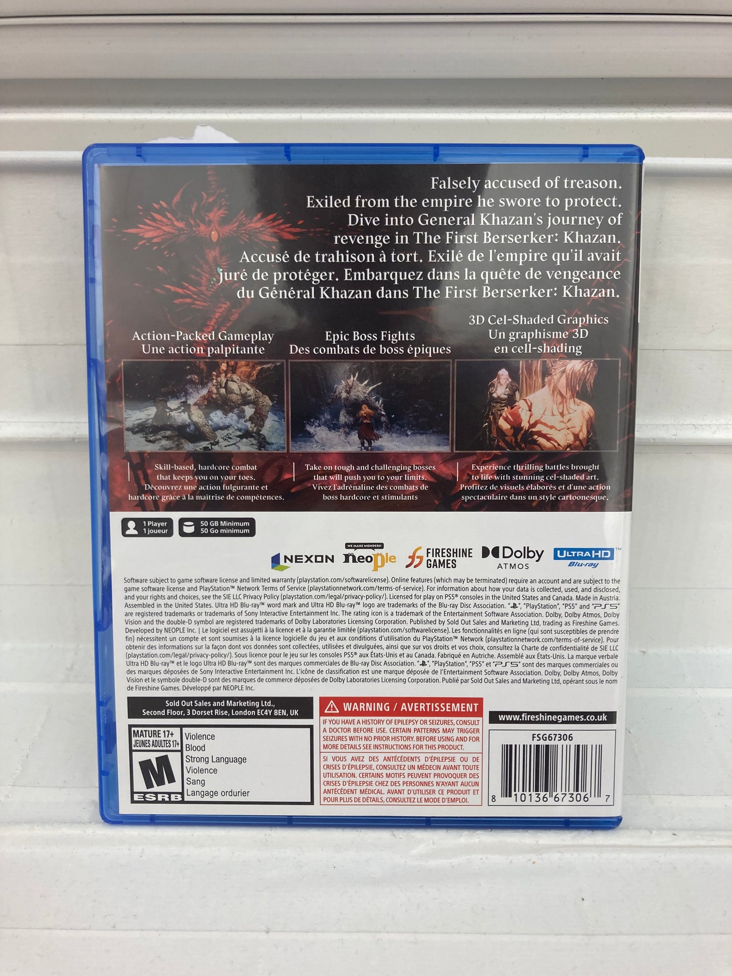 The First Berserker: Khazan - Playstation 5