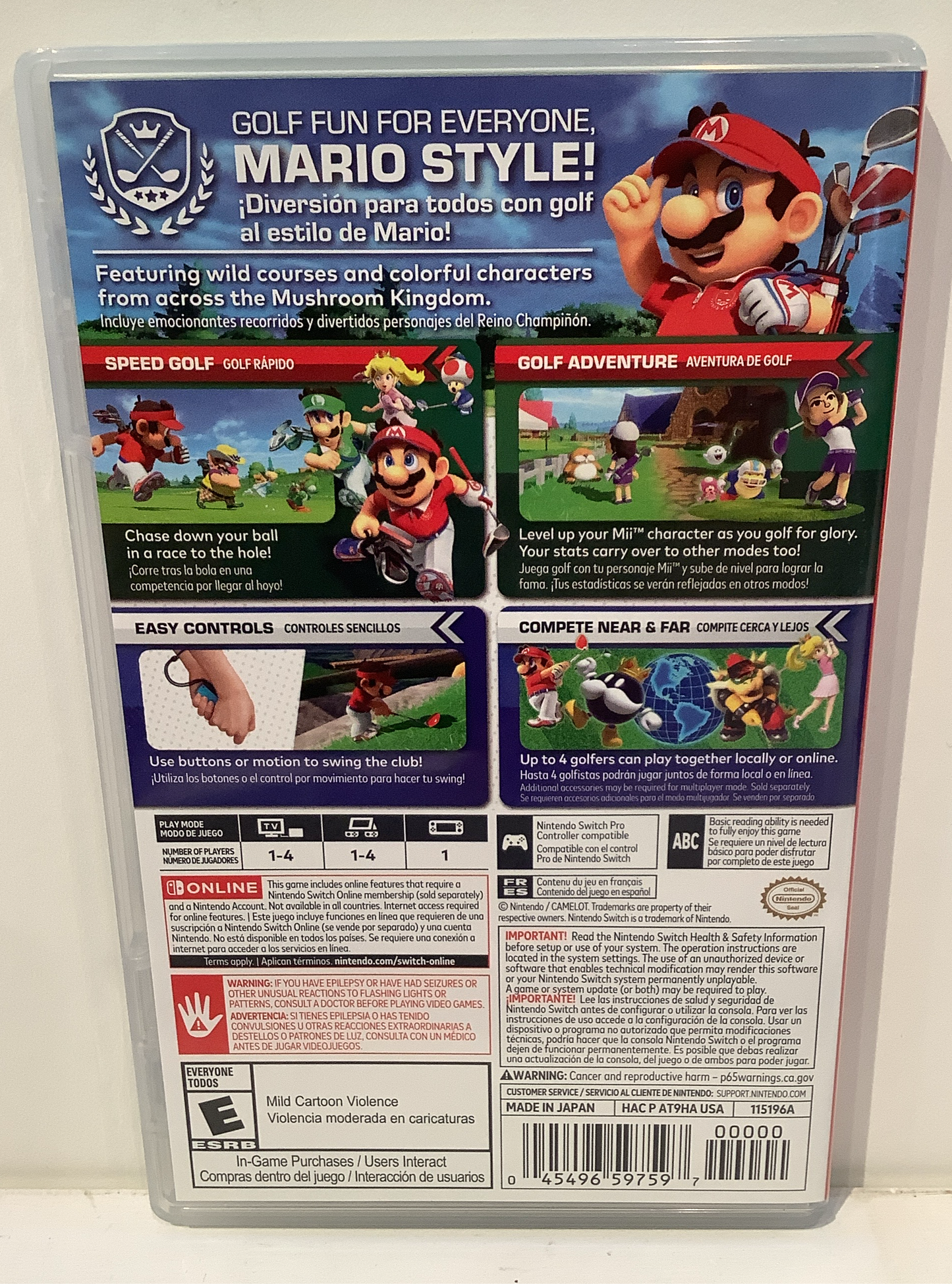 Mario Golf: Super Rush - Nintendo Switch