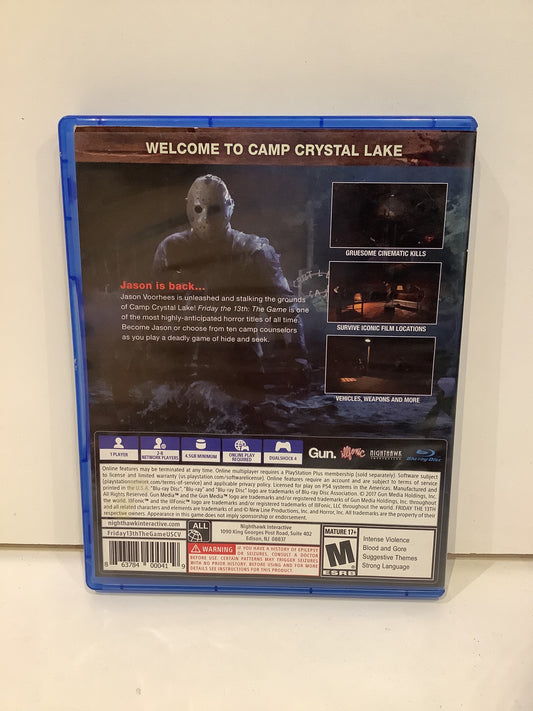 Friday the 13th - Playstation 4