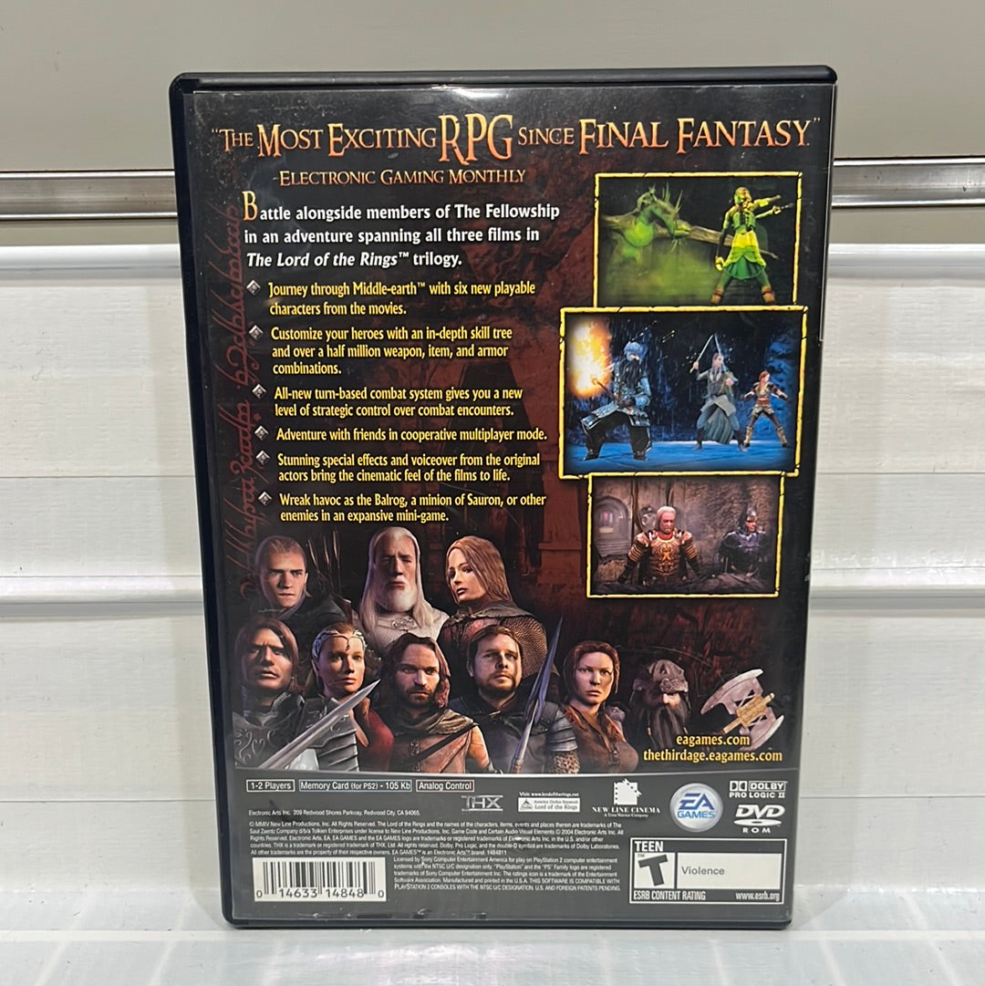Lord of the Rings: The Third Age Playstation