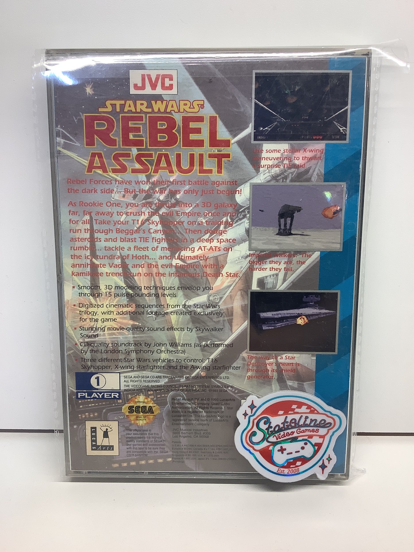 Star Wars Rebel Assault - Sega CD