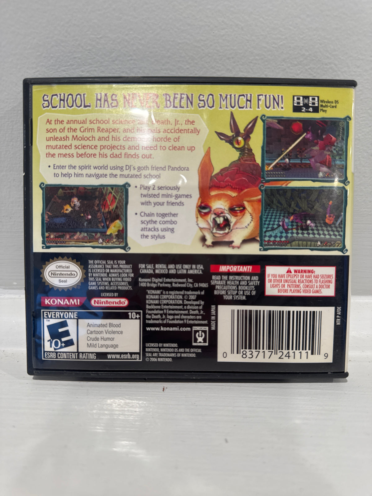 Death Jr & the Science Fair of Doom - Nintendo DS