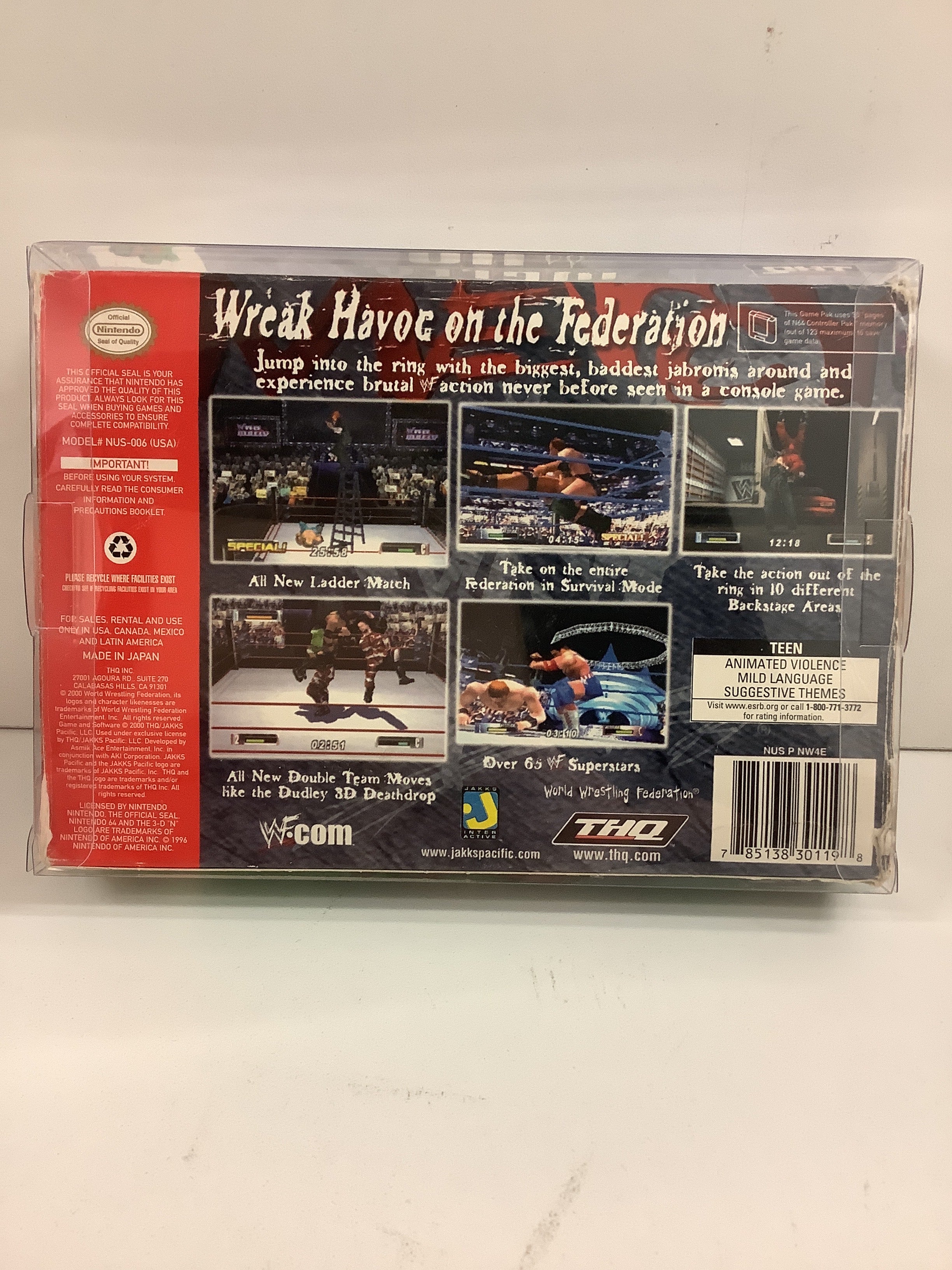 WWF No Mercy - Nintendo 64 – Stateline Video Games Inc.