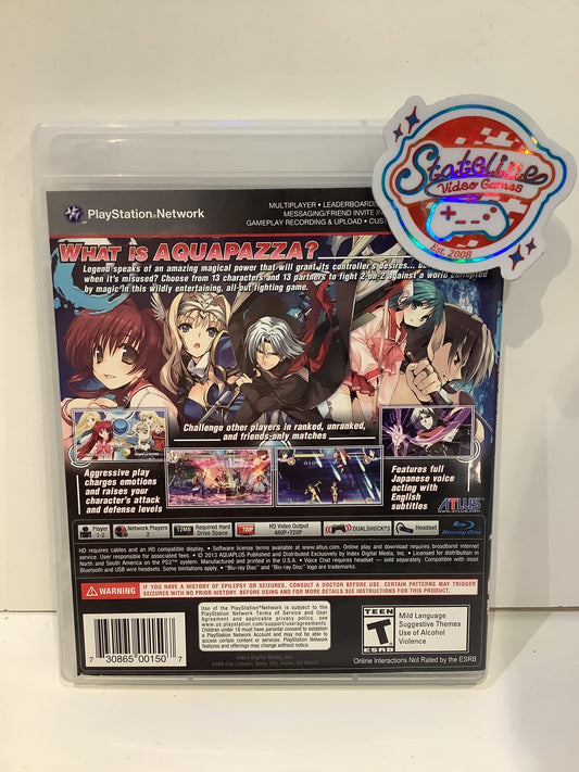 AquaPazza: Aquaplus Dream Match - Playstation 3