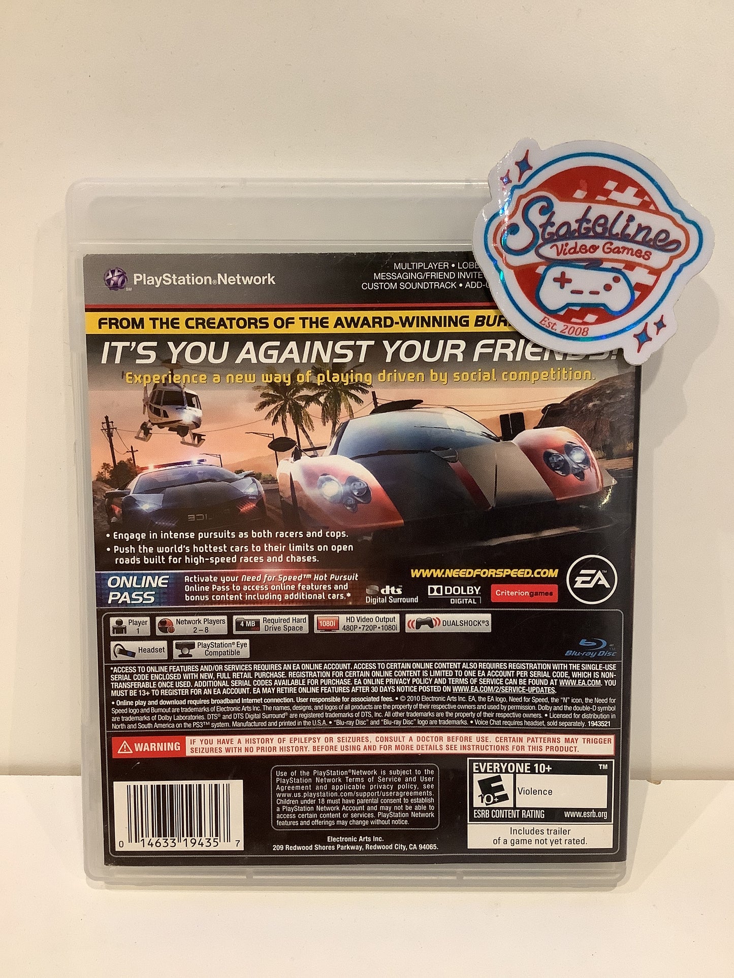 Need For Speed: Hot Pursuit - Playstation 3