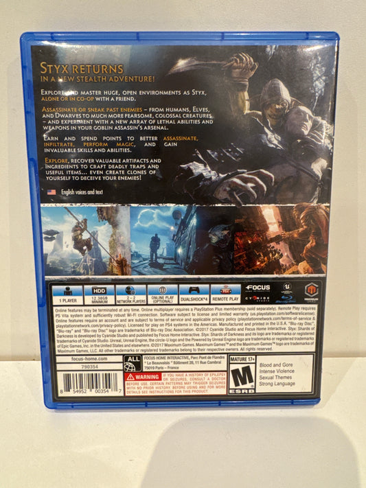 Styx: Shards of Darkness - Playstation 4