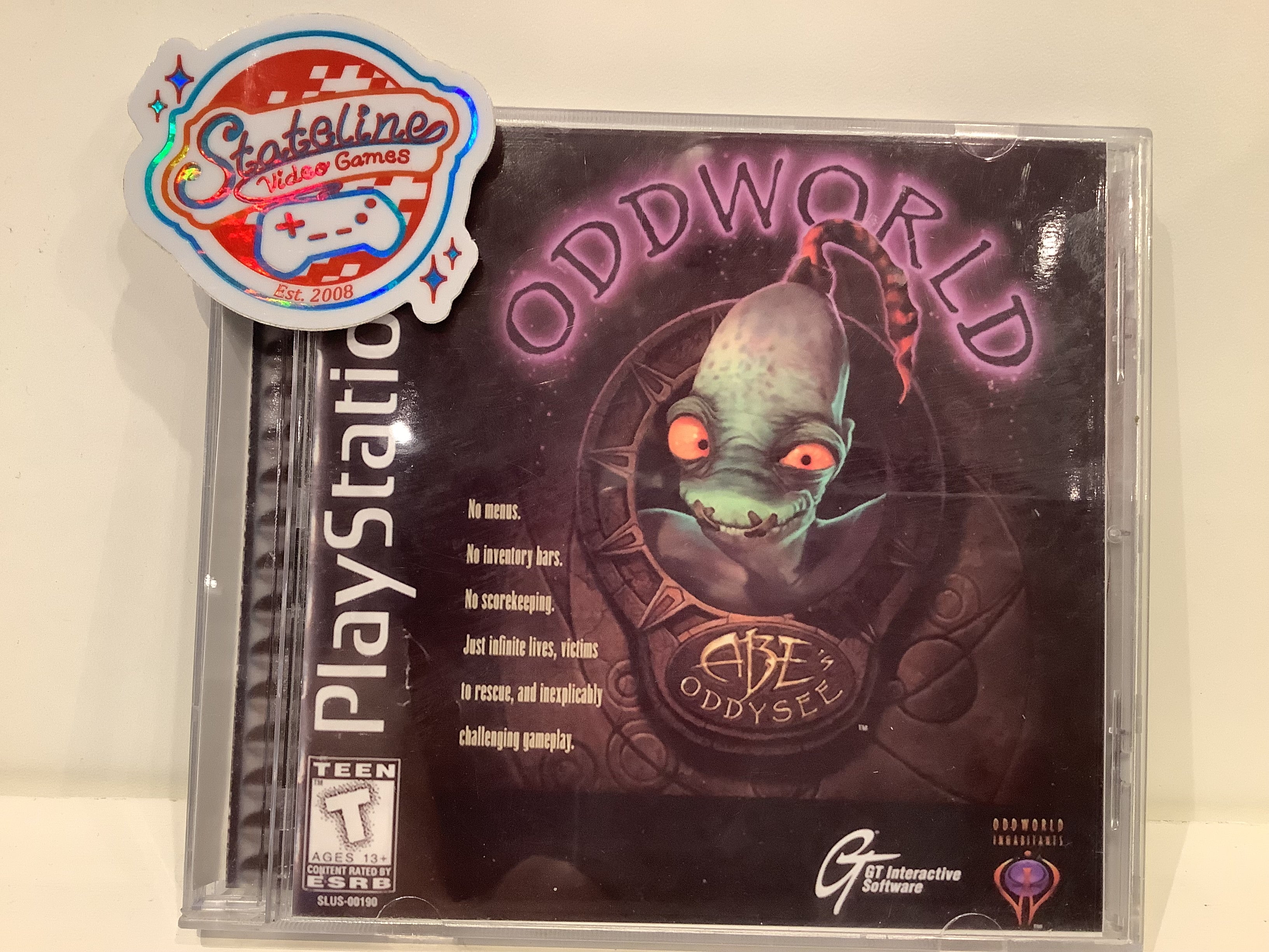 Oddworld Abe's Oddysee - Playstation – Stateline Video Games Inc.