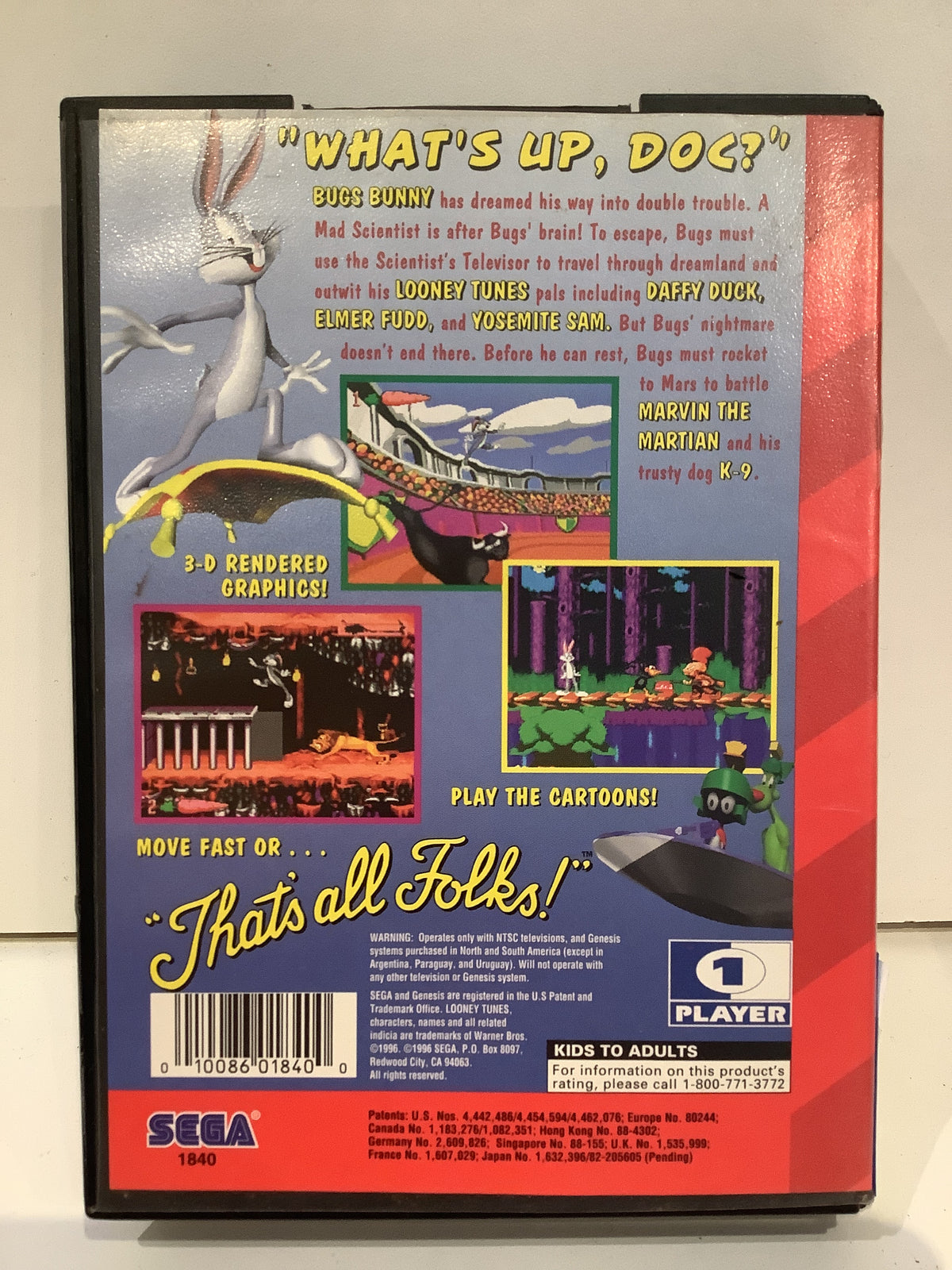 Bugs Bunny Double Trouble - Sega Genesis