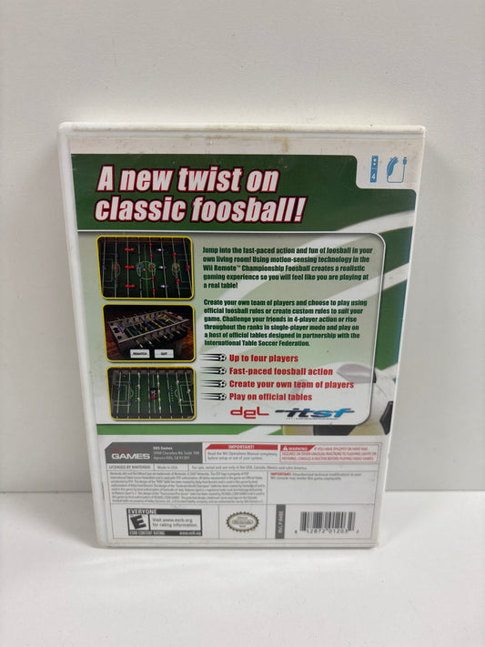 Championship Foosball - Wii