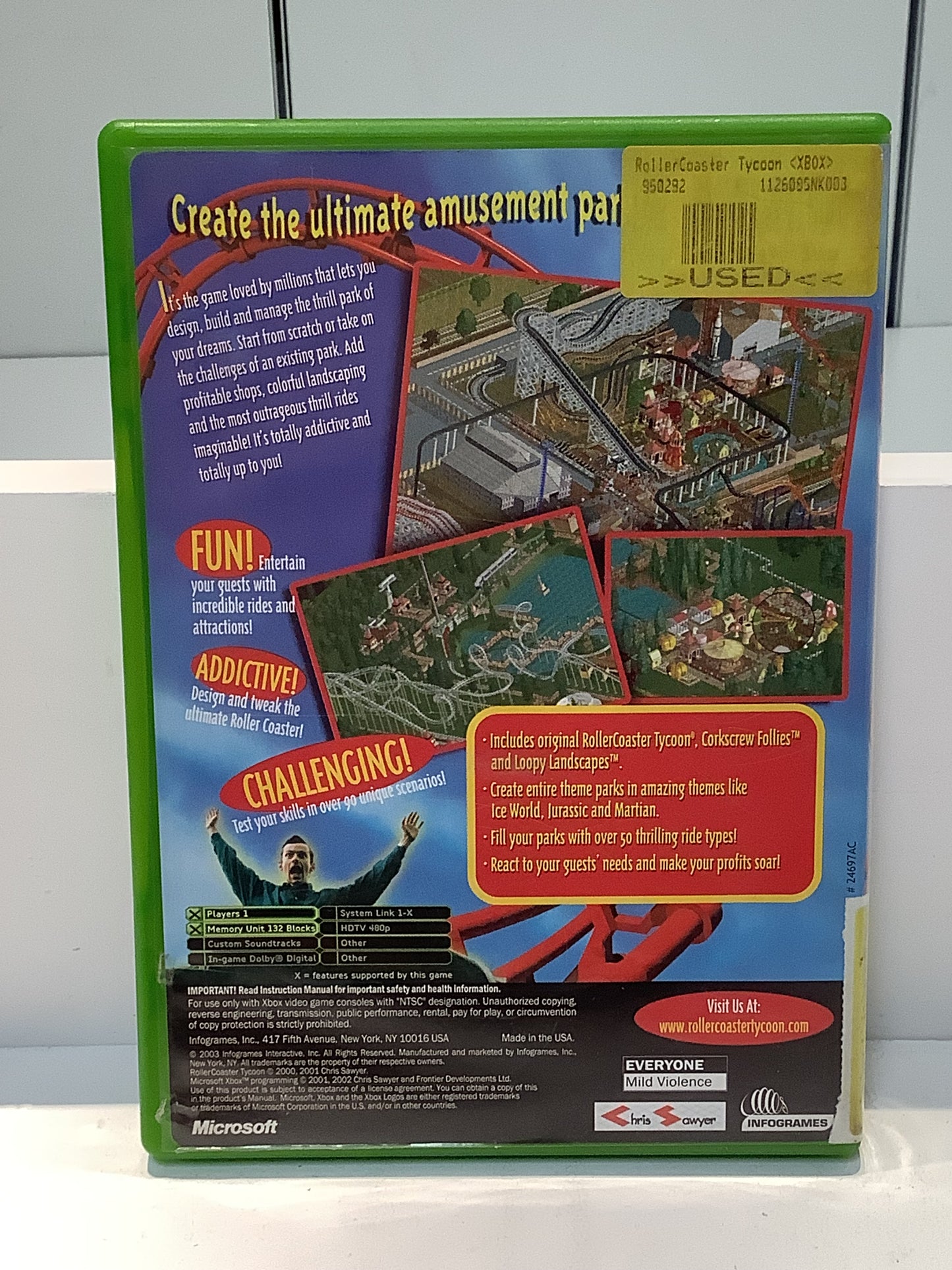 Roller Coaster Tycoon - Xbox