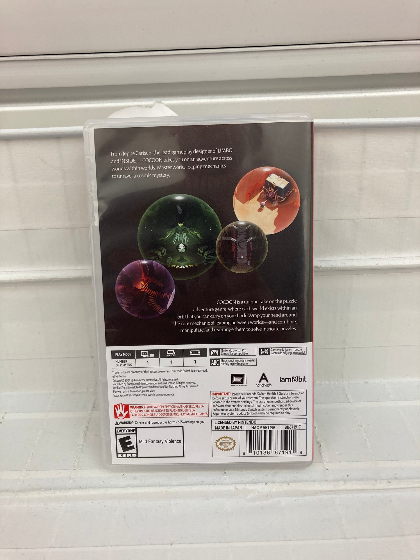 COCOON - Nintendo Switch
