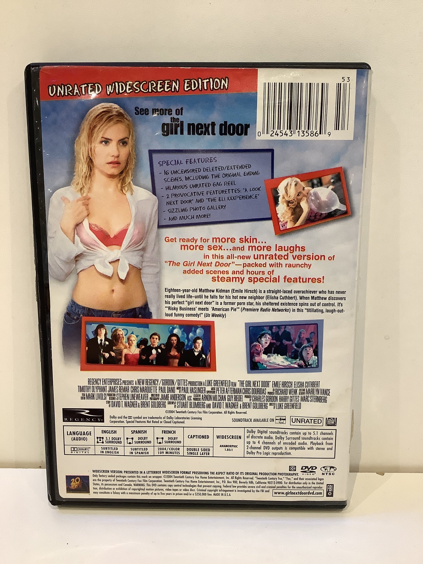 The Girl Next Door (Unrated Version) - DVD