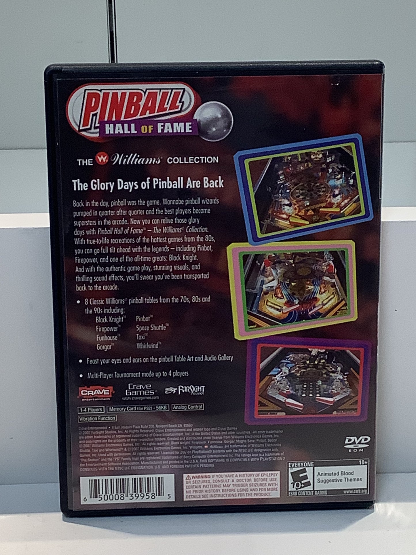 Pinball Hall of Fame: The Williams Collection - Playstation 2