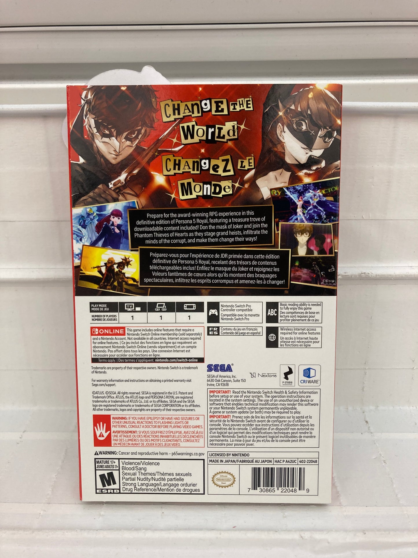 Persona 5 Royal [Steelbook Edition] - Nintendo Switch