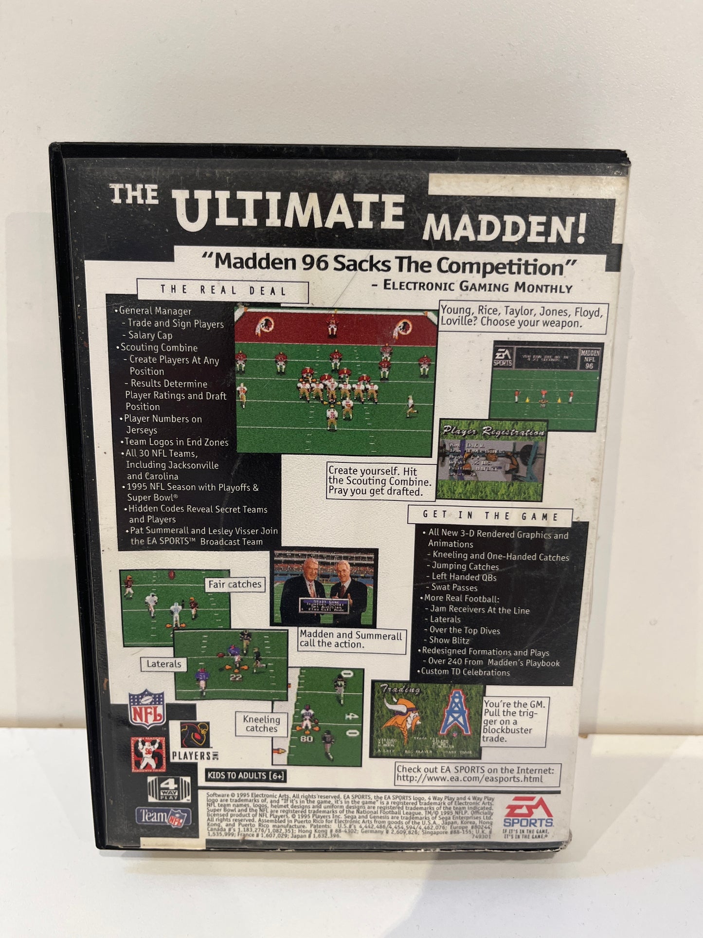 Madden NFL 96 - Sega Genesis