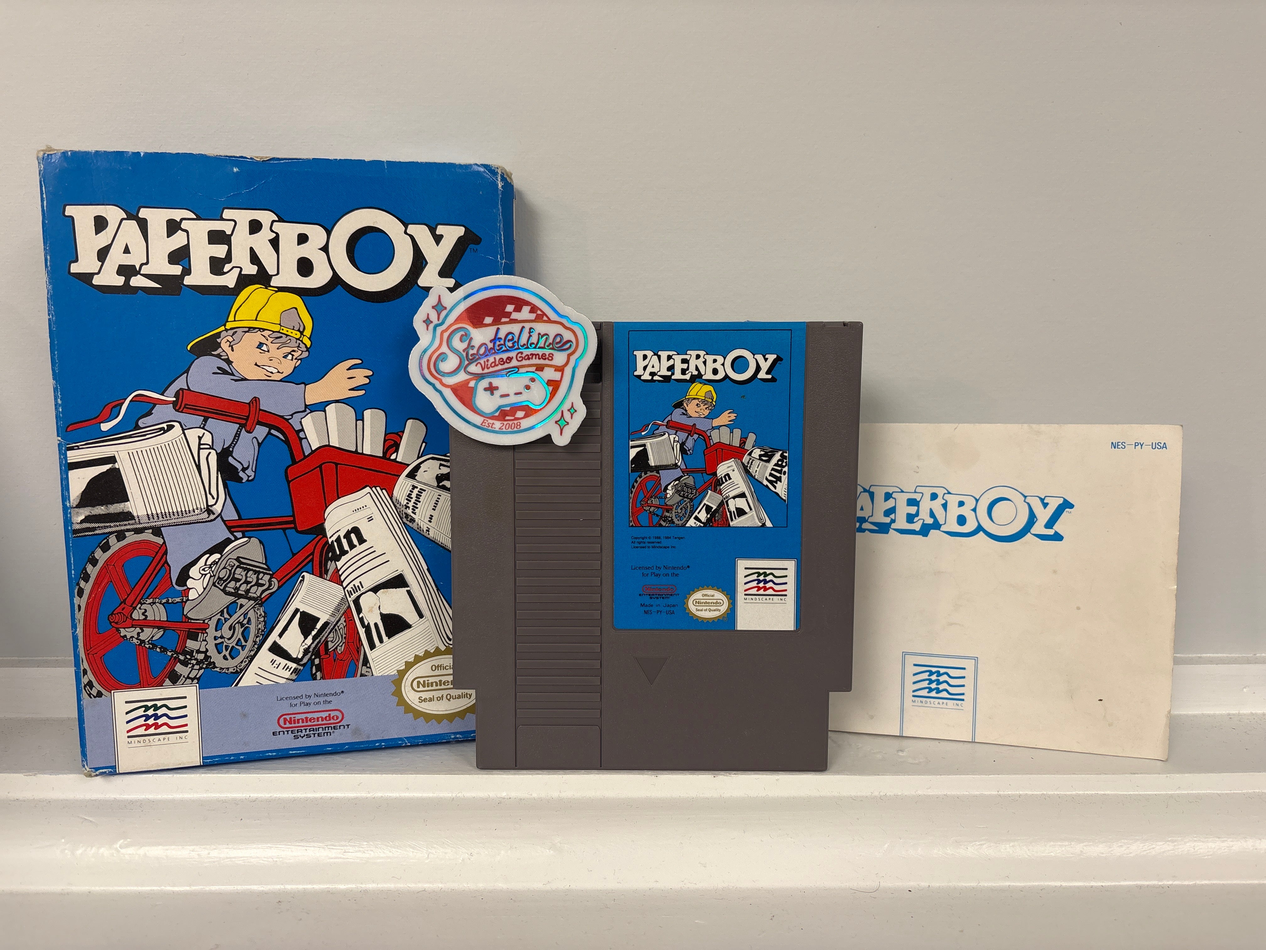 FC★PAPERBOY NES 海外版 Brand New Factory sealed Nintendo NES Paperboy game H-Seam REV-A