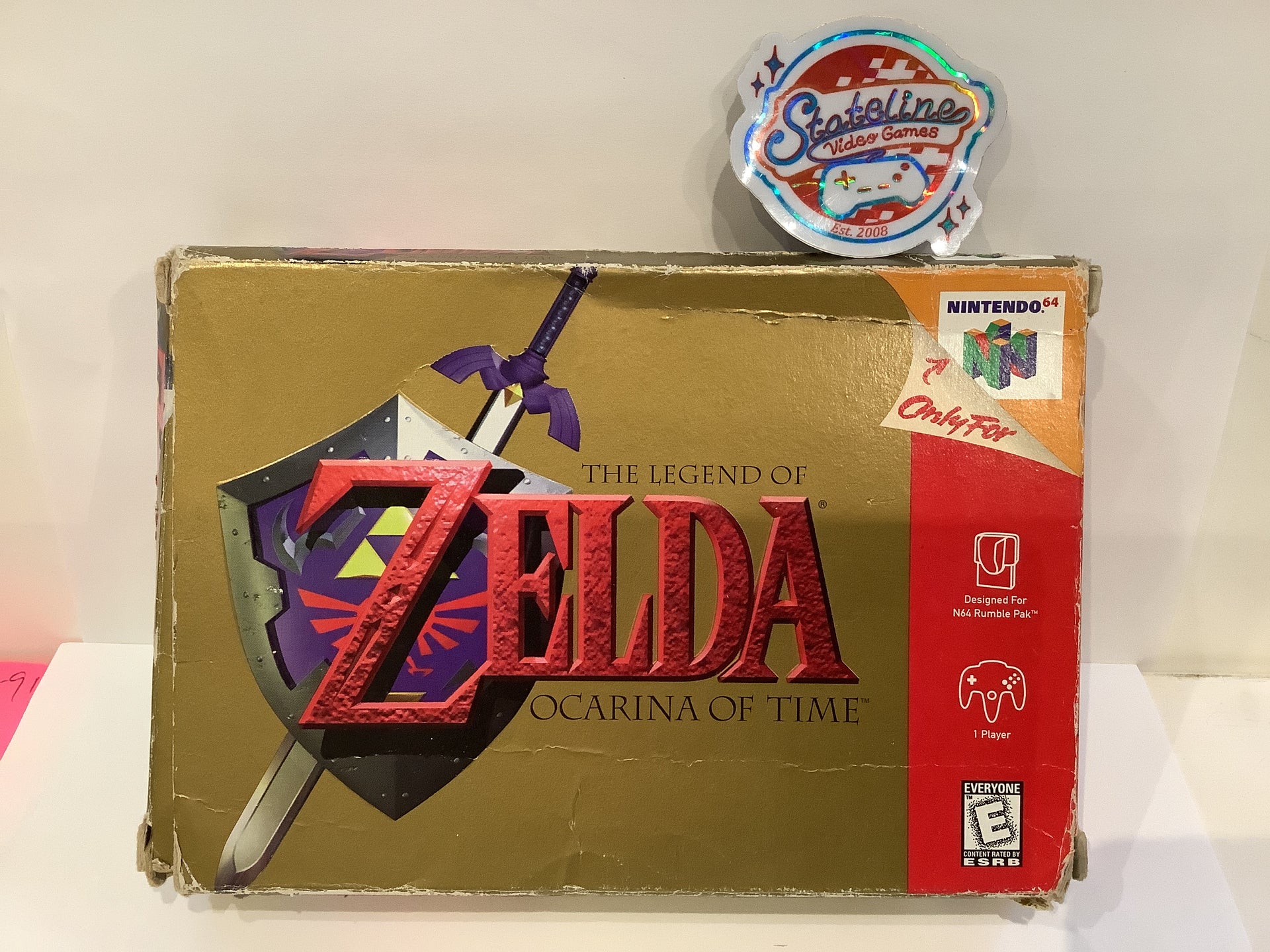 Box Zelda Ocarina Of Time N64 Legend Of Zelda: Ocarina Of Time