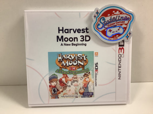 Harvest Moon 3D: A New Beginning - Nintendo 3DS