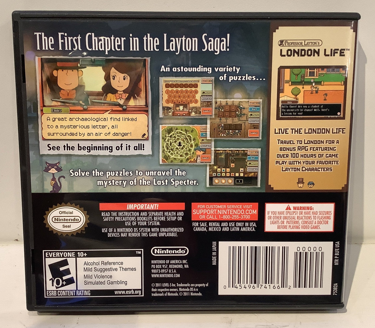 Professor Layton and the Last Specter - Nintendo DS