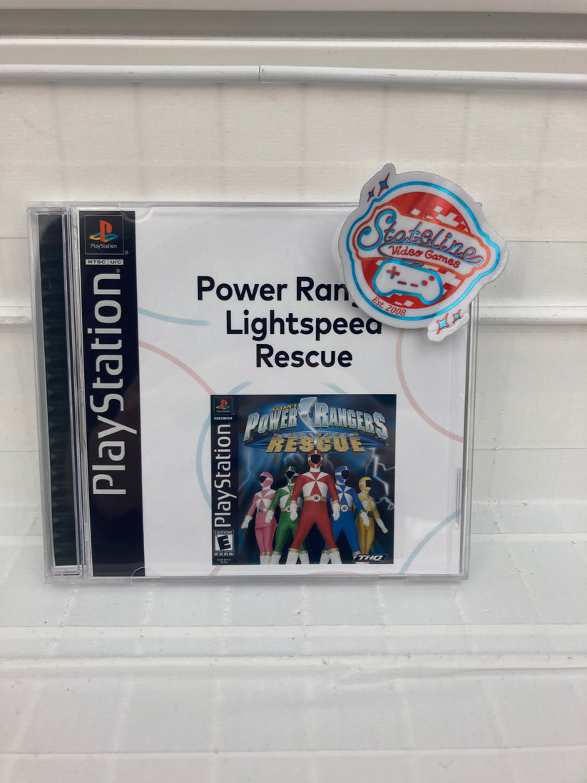 Power Rangers Lightspeed Rescue - Playstation – Stateline Video Games Inc.